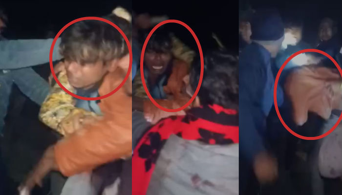 बिजनौर: लव जिहाद के मामले आरोपी युवक की पिटाई का वीडियो वायरल